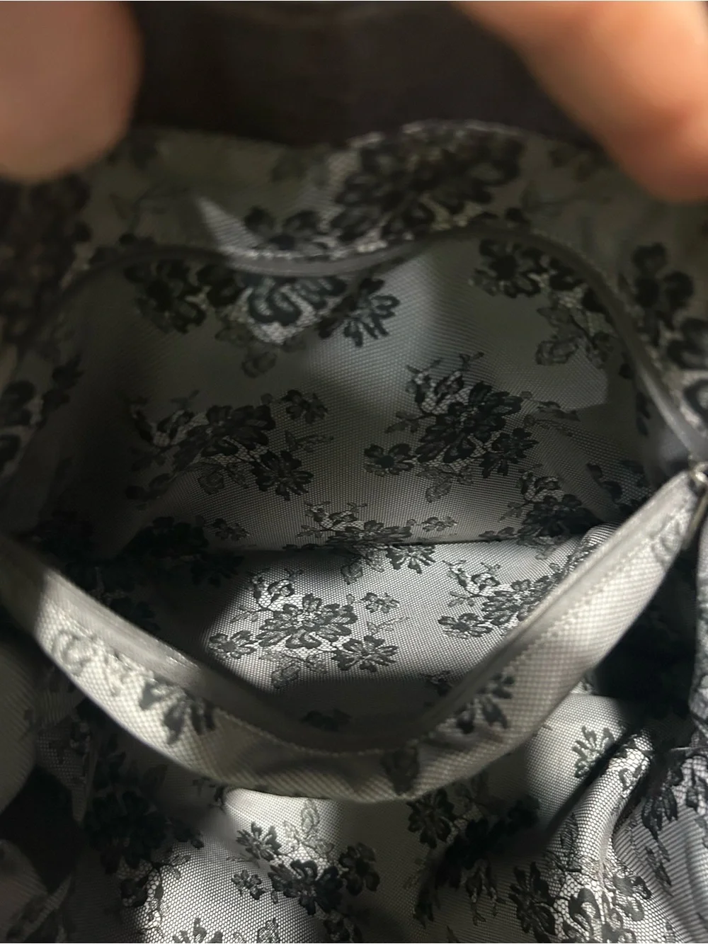 Wilsons Leather Metallic Black Tote